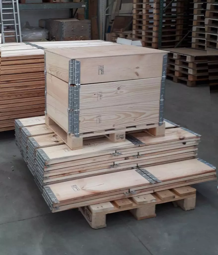 Sponde per pallet - casse in legno ripiegabili - Arix Imballaggi